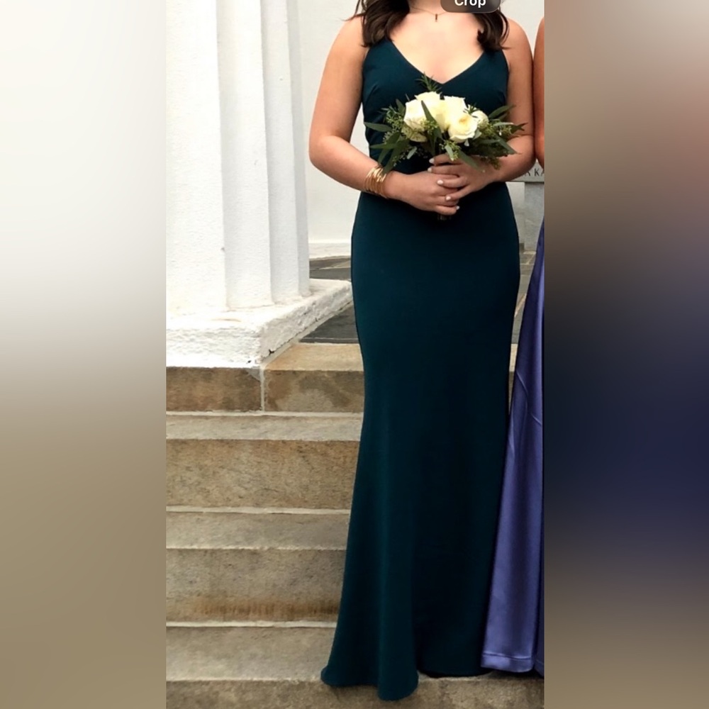 Lulu's Deep Teal Maxi Dress
